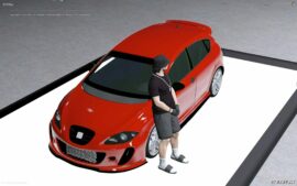 GTA 5 Vehicle Mod: 2007 Seat Leon Cupra Bttc (Featured)