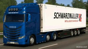 ETS2 Iveco Truck Mod: H&W Iveco S-Way 2019 Update V1.3.3 (Image #4)