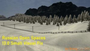 ETS2 Map Mod: Russian Open Spaces Small Visual FIX 1.50 (Featured)