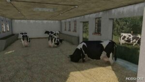 FS22 Placeable Mod: Shed with Cows and Garage V1.0.1 (Image #3)