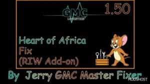 ETS2 Map Mod: Heart of Africa FIX (RIW Addon) 1.50 (Featured)