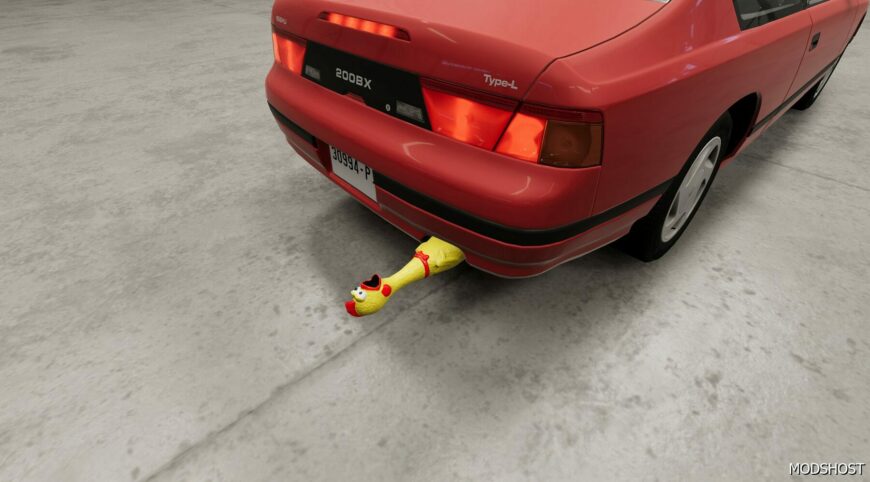 BeamNG Rubber Chicken Exhaust V0.11 0.32 mod