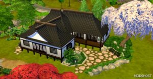 Sims 4 House Mod: Traditional Japanese Home (No CC) (Featured)