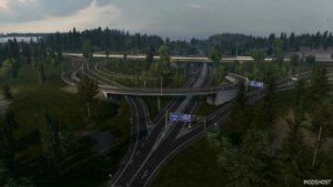 ETS2 Calais-Duisburg Road Redesign mod
