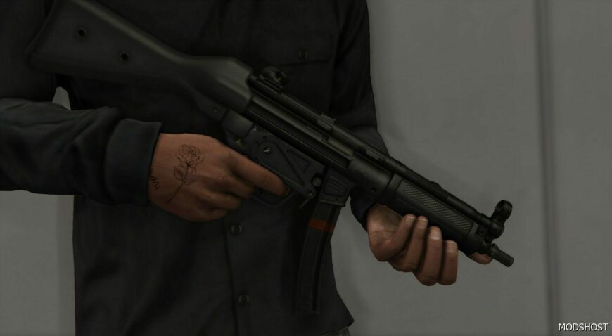 GTA 5 Weapon Mod: MP5 from Black OPS Cold WAR (Featured)