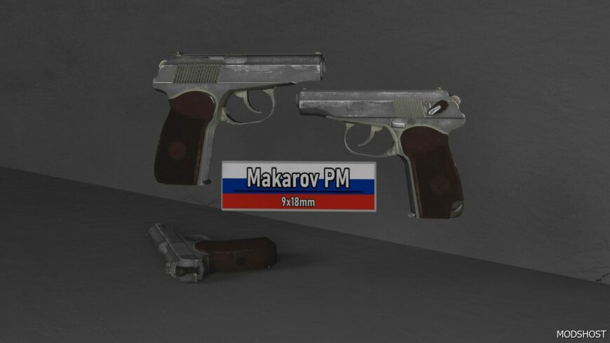GTA 5 Makarov PM Animated mod
