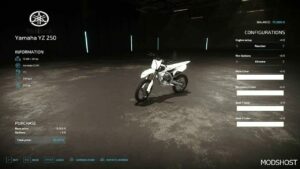 FS22 Vehicle Mod: Yamaha YZ250 V1.1 (Image #2)