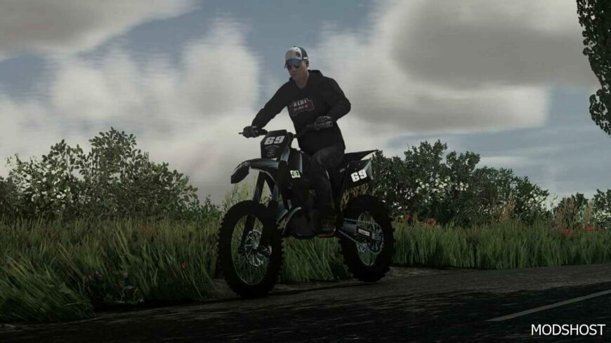 FS22 Vehicle Mod: KTM Dirtbike V1.3 (Featured)