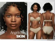 Sims 4 Female Skintone Mod: Angelique Skin Overlay (Featured)