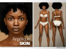 Sims 4 Angelique Skin mod