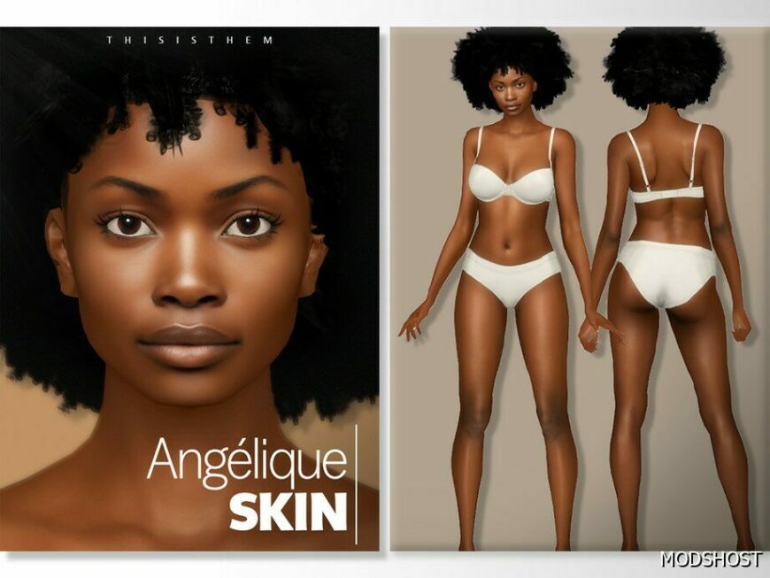 Sims 4 Female Skintone Mod: Angelique Skin (Featured)
