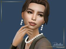 Sims 4 Formal Accessory Mod: Olivia Earrings (Featured)