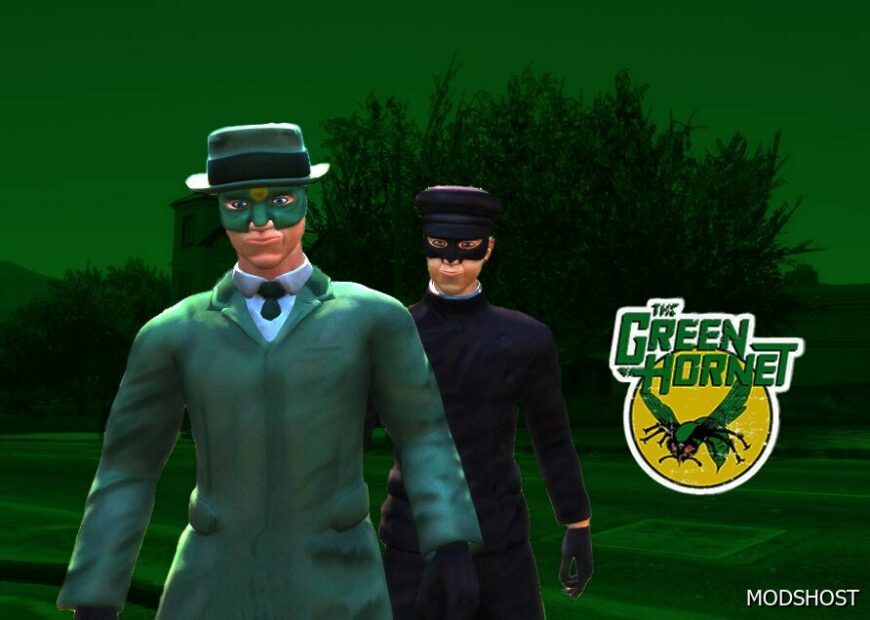 GTA 5 Player Mod: The Green Hornet (Add-On Peds) (Featured)