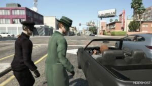 GTA 5 Player Mod: The Green Hornet (Add-On Peds) (Image #2)