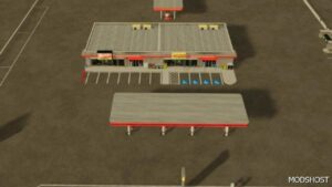 FS22 Placeable Mod: Truck Rest Area (Image #2)