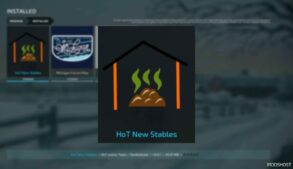 FS22 Placeable Mod: HOT NEW Stables HOF V1.0.0.1 (Featured)