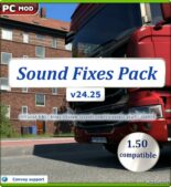 ETS2 Sound Fixes Pack v24.25 – Stable release 1.50 mod