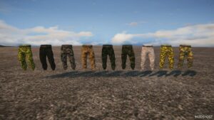 GTA 5 Player Mod: Army Pants Camo for MP Male V2.0 (Image #4)