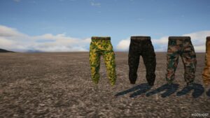 GTA 5 Player Mod: Army Pants Camo for MP Male V2.0 (Image #5)