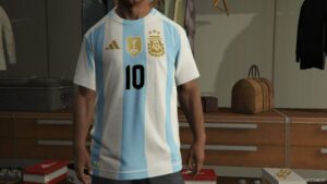 GTA 5 Player Mod: Argentina 2024 Shirt (Featured)