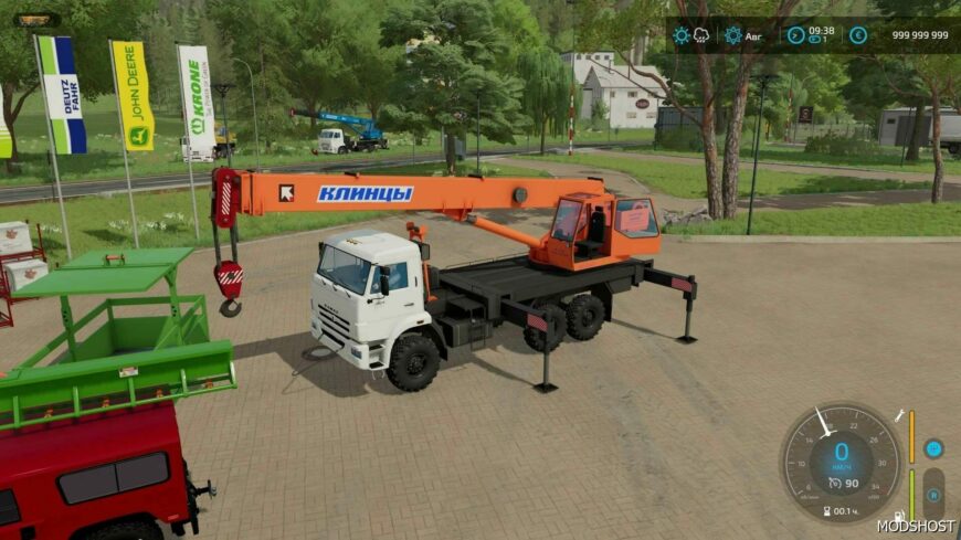 FS22 Kamaz Truck Mod: Klintsy 6X6 Crane V3.0 (Featured)
