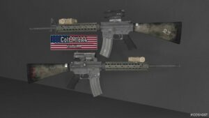 GTA 5 Colt M16A4 Animated mod