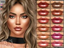 Sims 4 Female Makeup Mod: Lorena Lipstick N209 – V2 (Featured)