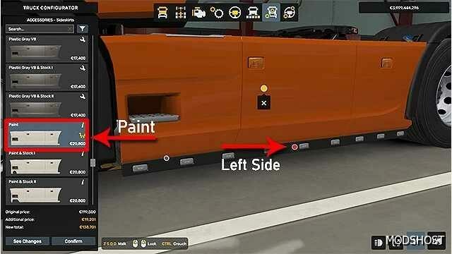 ETS2 Scania Part Mod: S+R Sideskirt BAR Marker Leds 1.50 (Featured)