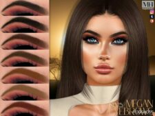 Sims 4 Eyebrows Hair Mod: Megan Eyebrows N325 (Featured)