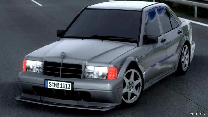 ETS2 Mercedes-Benz Car Mod: 190E 2.5-16V EVO II V2.1 (Featured)