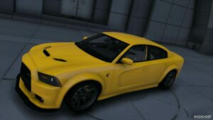 GTA 5 Dodge Vehicle Mod: 2012 Dodge Charger Widebody Customs (Featured)