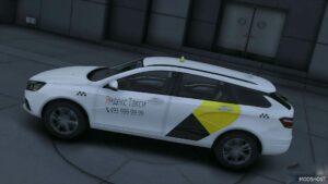 GTA 5 Vehicle Mod: Lada Vesta Taxi (Image #2)
