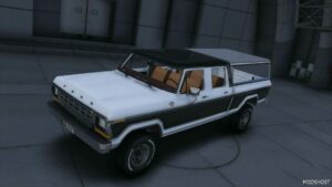 GTA 5 Vehicle Mod: 1978 Ford F250 with Camper Shell V0.1
