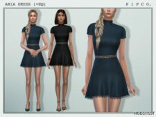 Sims 4 Clothes Mod: Aria Dress.