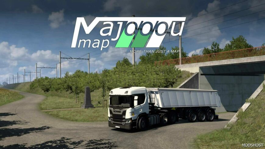 ETS2 Mod: Majoooumap 1:1 Map of Czechia (Featured)