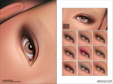 Sims 4 Female Makeup Mod: Basic Eyeshadow N300 (Featured)