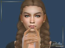 Sims 4 Female Accessory Mod: Starfall Studs (Image #2)