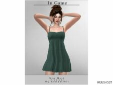 Sims 4 Adult Clothes Mod: Short Dress D-290 (Featured)