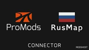 ETS2 RusMap Mod: Promods 2.70 Rusmap 2.50 Connector 1.50 (Featured)