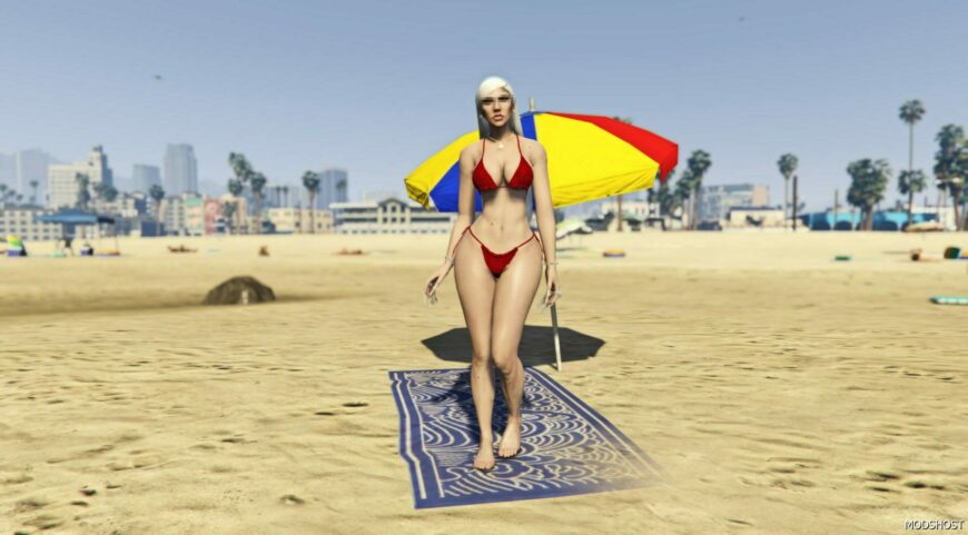 GTA 5 Player Mod: Satin Bikini for MP Female (Featured)