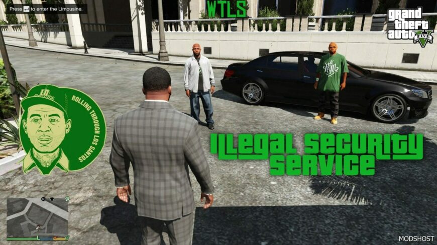 GTA 5 Script Mod: Illegal Security Service (A Bodyguard MOD) (Featured)