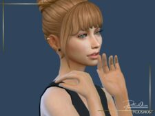 Sims 4 Female Accessory Mod: Rikky Stud SET (Image #2)