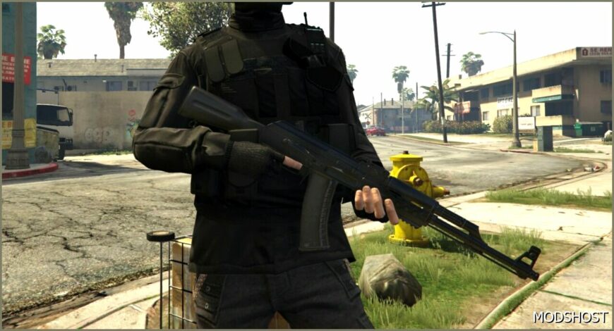 GTA 5 Weapon Mod: COD MW19 Kalashnikov Concern AK-47 Costum (Add-On) (Featured)