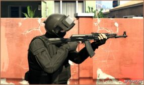 GTA 5 Weapon Mod: COD MW19 Kalashnikov Concern AK-47 Costum (Add-On) (Image #2)