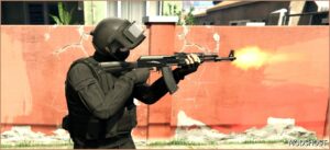 GTA 5 Weapon Mod: COD MW19 Kalashnikov Concern AK-47 Costum (Add-On) (Image #3)