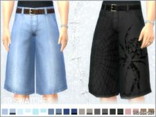 Sims 4 Everyday Clothes Mod: Baggy Jorts for Male (Featured)