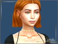 Sims 4 Female Accessory Mod: Starfall Choker (Image #2)