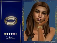 Sims 4 Female Accessory Mod: Tamara Bangle Bracelet (Featured)