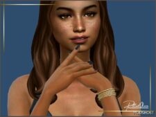 Sims 4 Female Accessory Mod: Tamara Bangle Bracelet (Image #2)