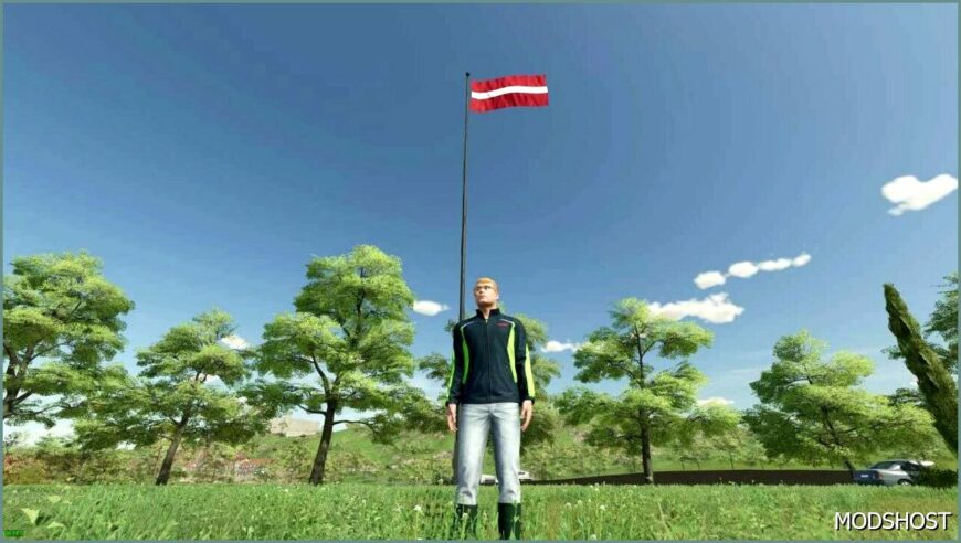 FS22 Flag Mod: World Country Flag V2.9 (Featured)